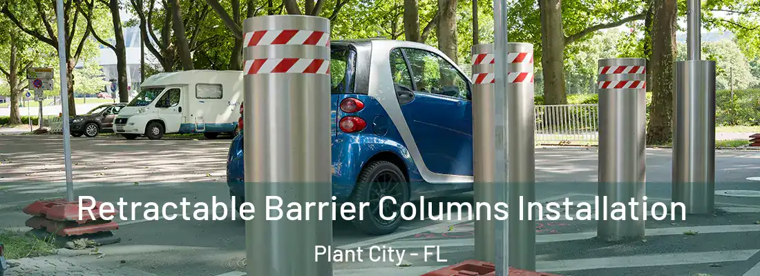  Retractable Barrier Columns Installation Plant City - FL